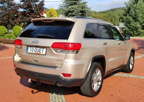 Jeep Grand Cherokee cena 97000 przebieg: 115000, rok produkcji 2014 z Dobra małe 781